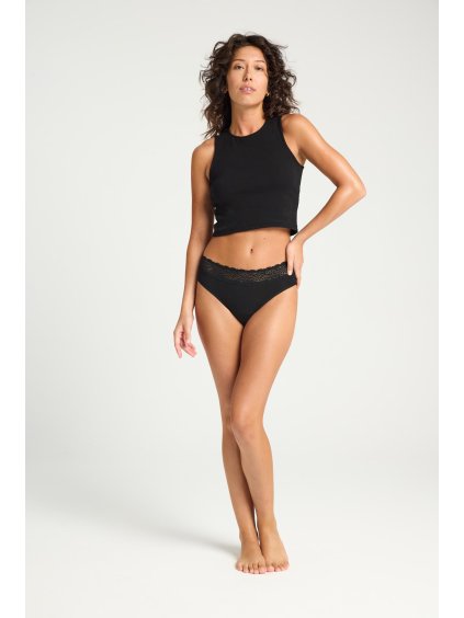 majtki menstruacyjne modibodi Hi Waist Bikini LekkoChłonne
