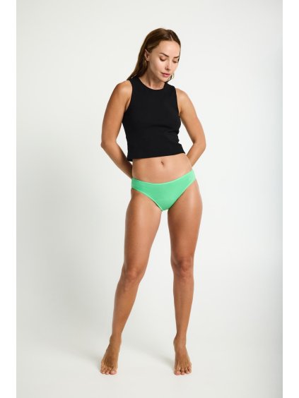 majtki menstruacyjne modibodi Basic Mid Rise Brief MH Irish Green (3)