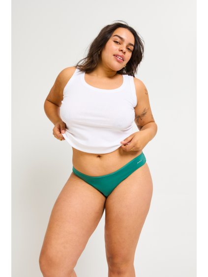 Modibodi Basic Cheeky Bikini Moderate Heavy jungle 7