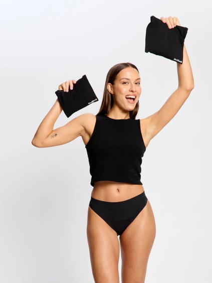 MB Reusable Waterproof Bag Medium Black Back