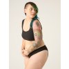 Stroje kąpielowe menstruacyjne modibodi Recycled Swimwear Bikini Brief LM Black 3 XL