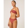 Stroje kąpielowe menstruacyjne modibodi Hi Leg Cheeky Bottom MH Sahara Red 0535 S