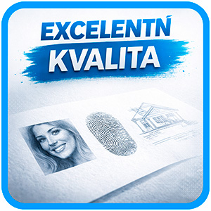 Excelentní kvalita otisku