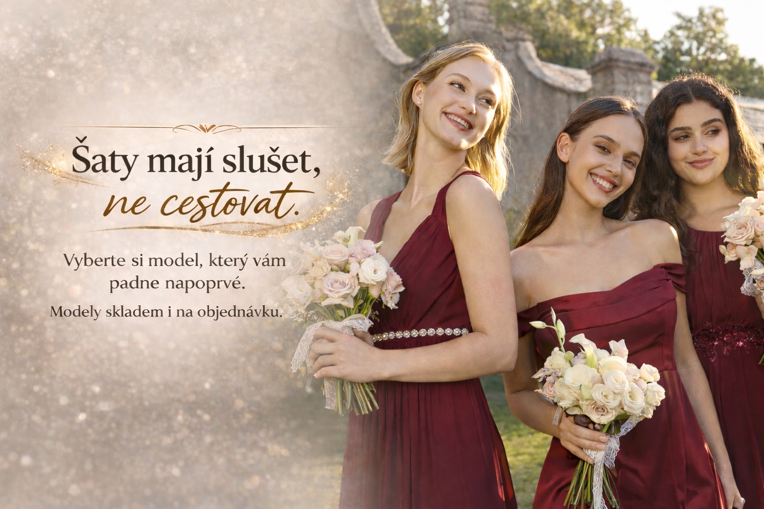 Společenské šaty, které si zamilujete.