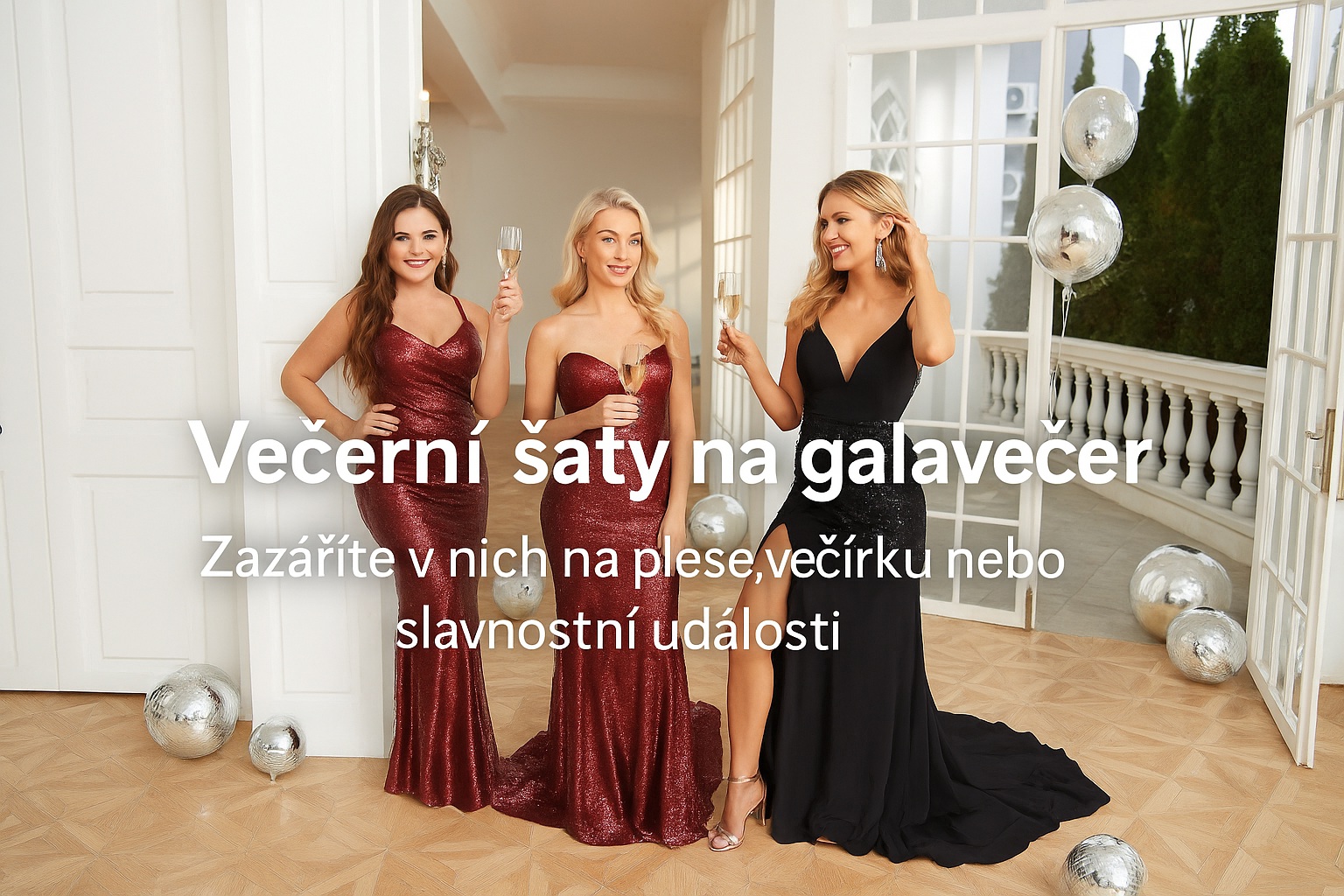 Večerní šaty na galavečer a ples