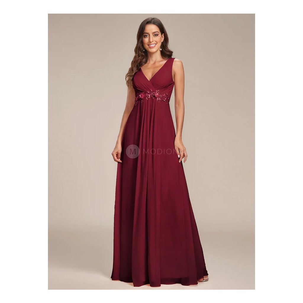 Společenské šaty velikost 48 - červené EE01821BD | Modion.cz