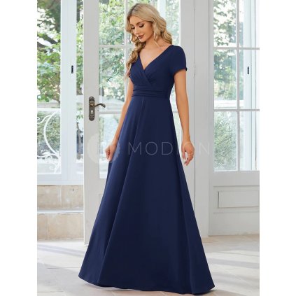 Modré šaty na svatbu pro družičky, hosta, svědka Ever Pretty ES01730NB