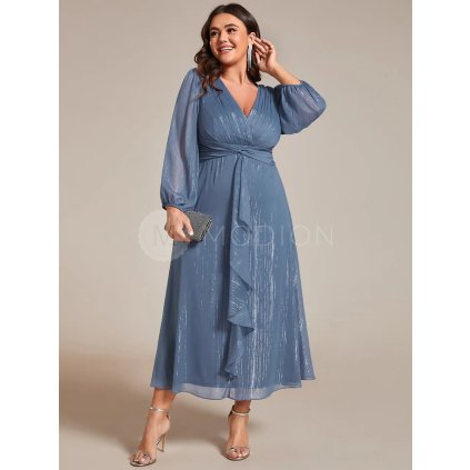 PLUS SIZE šaty pro svědkyni Ever Pretty EE01977DN - PLUS SIZE Společenské šaty, PLUS SIZE šaty na svatbu, PLUS SIZE plesové šaty a PLUS SIZE svatební šaty - Modion.cz