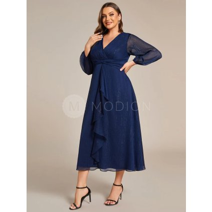 PLUS SIZE šaty pro svatební matky Ever Pretty EE01977NB - PLUS SIZE Společenské šaty, PLUS SIZE šaty na svatbu, PLUS SIZE plesové šaty a PLUS SIZE svatební šaty - Modion.cz