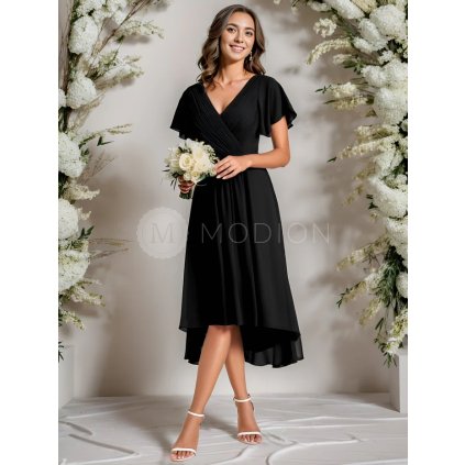 Černé šaty pro svatebního hosta Ever Pretty EG01923BK - Společenské šaty, šaty na svatbu, plesové šaty a svatební šaty - Modion.cz