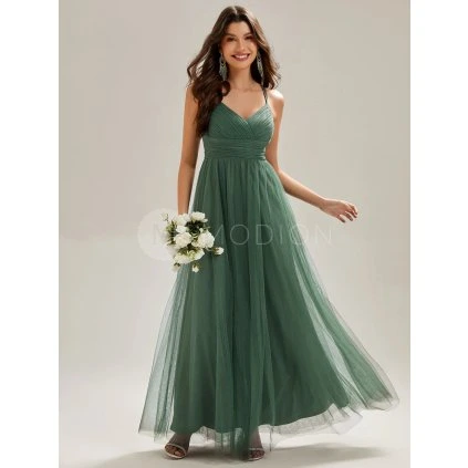 Zelené šaty pro družičku Bellisima