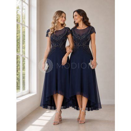 Elegantní společenské šaty EG02682NB