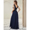 Večerní šaty dlouhé modré šifonové krajkové – Ever Pretty EP00646NB, prodává Modion.cz