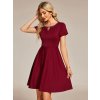Společenské šaty červené krátké koktejlové – Ever Pretty EB01792BD42