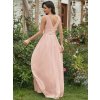 Růžové plesové šaty dlouhé šifonové – Ever Pretty EP09016PK46