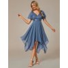 Šaty do tanečních velikost 46, 48 - modré ES02040DN | Modion.cz