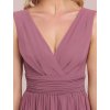 Elegantní šaty starorůžové krátké šifonové – Ever Pretty EP03989OD38