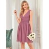 Šaty na svatbu starorůžové krátké šifonové – Ever Pretty EP03989OD38