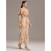 Šaty na svatbu zlaté dlouhé tylové s flitry – Ever Pretty EE02370GD