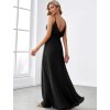 Černé večerní šaty dlouhé ES80026BK | Modion.cz