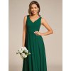 Večerní šaty smaragdově zelené dlouhé šifonové – Ever Pretty ES02355DG