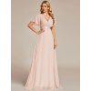 Plesové šaty dlouhé růžové šifonové – Ever Pretty EP09890BH, prodává Modion.cz