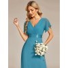 Elegantní šaty dlouhé modré šifonové – Ever Pretty EP09890JB, prodává Modion.cz