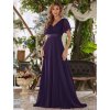 Společenské šaty dlouhé fialové šifonové – Ever Pretty EP09890DP, prodává Modion.cz