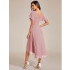 Šaty na ples starorůžové krátké šifonové – Ever Pretty EG01923DR