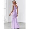 Večerní šaty dlouhé fialové tylové bodycon – Ever Pretty EP07886LV, prodává Modion.cz