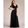 Plesové šaty dlouhé černé tylové – Ever Pretty EP07962BK, prodává Modion.cz