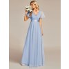 Večerní šaty dlouhé modré tylové – Ever Pretty EP07962IB, prodává Modion.cz
