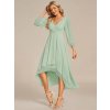 Zelené šaty na svatbu midi šifonové – Ever Pretty EG01926MG40