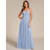 Modré společenské šaty dlouhé tylové – Ever Pretty ESS0056IB34