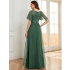 Šaty do tanečních dlouhé zelené tylové s áčkovou sukní – Ever Pretty EP00904EU