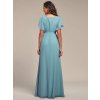 Večerní šaty dlouhé modré šifonové jednoduché áčkové – Ever Pretty EE0164ADB, prodává Modion.cz