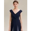 Šifonové šaty modrobílé dlouhé áčkového střihu EG02649NB značka Ever Pretty objednáte na Modion.cz