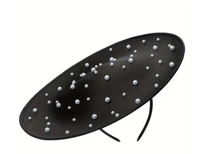 Elegantní klobouček s perlou