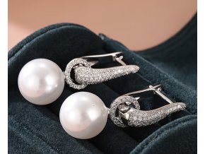 Luxusní náušnice velké perly