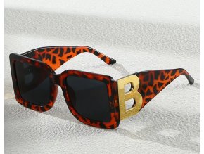 Luxusní dámské sluneční brýle leopard