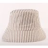 Lehký látkový klobouk pruhy