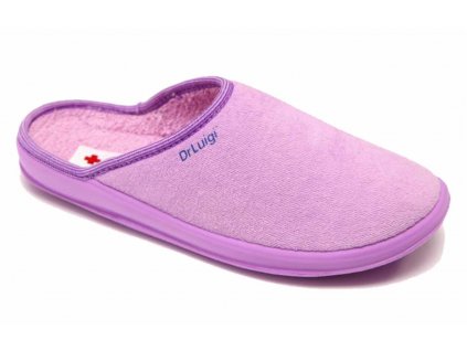 Zdravotní domácí obuv Dr. Luigi - fialová (Velikost 38)