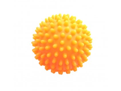 Masážní míček ježek 7 cm - oranžový