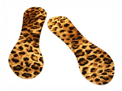 Gelové vložky dámské s vrstvou mikrovlákna leopard