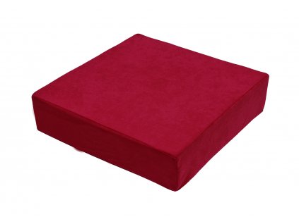 Zvýšený sedák 40 x 40 x 10 cm, červený