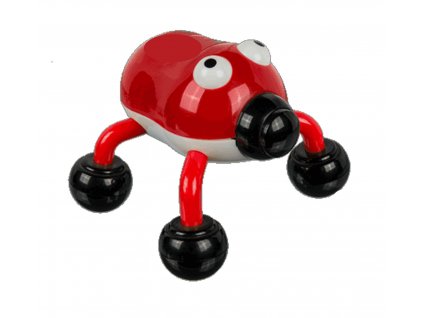 Masážní vibrační Brouk červený