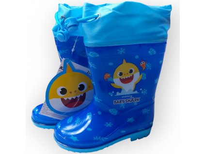 Baby shark chlapčenské gumáky modré