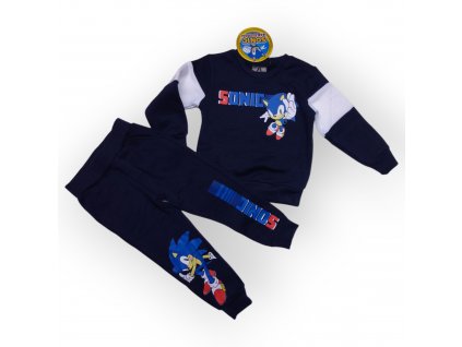 Sonic chlapčenská tepláková súprava modrá