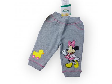 Minnie Baby dievčenské tepláky sivé