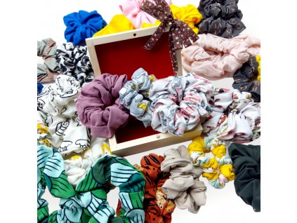 Scrunchies gumičky do vlasov